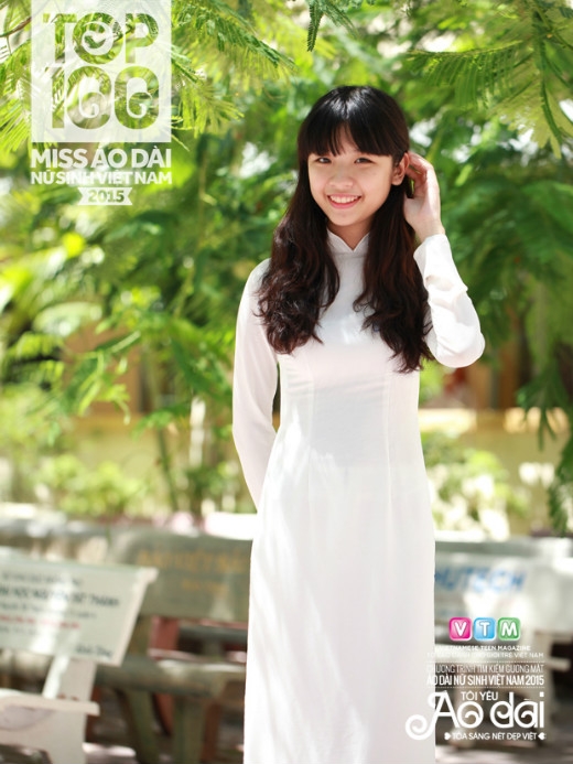 
	
	Thí sinh Nguyễn Vũ Vân Nhi (SBD 1239) – học sinh THPT Nguyễn Công Trứ (TP.HCM) được các bạn trong trường ủng hộ tham gia chương trình Miss Áo dài Nữ sinh Việt Nam 2015.